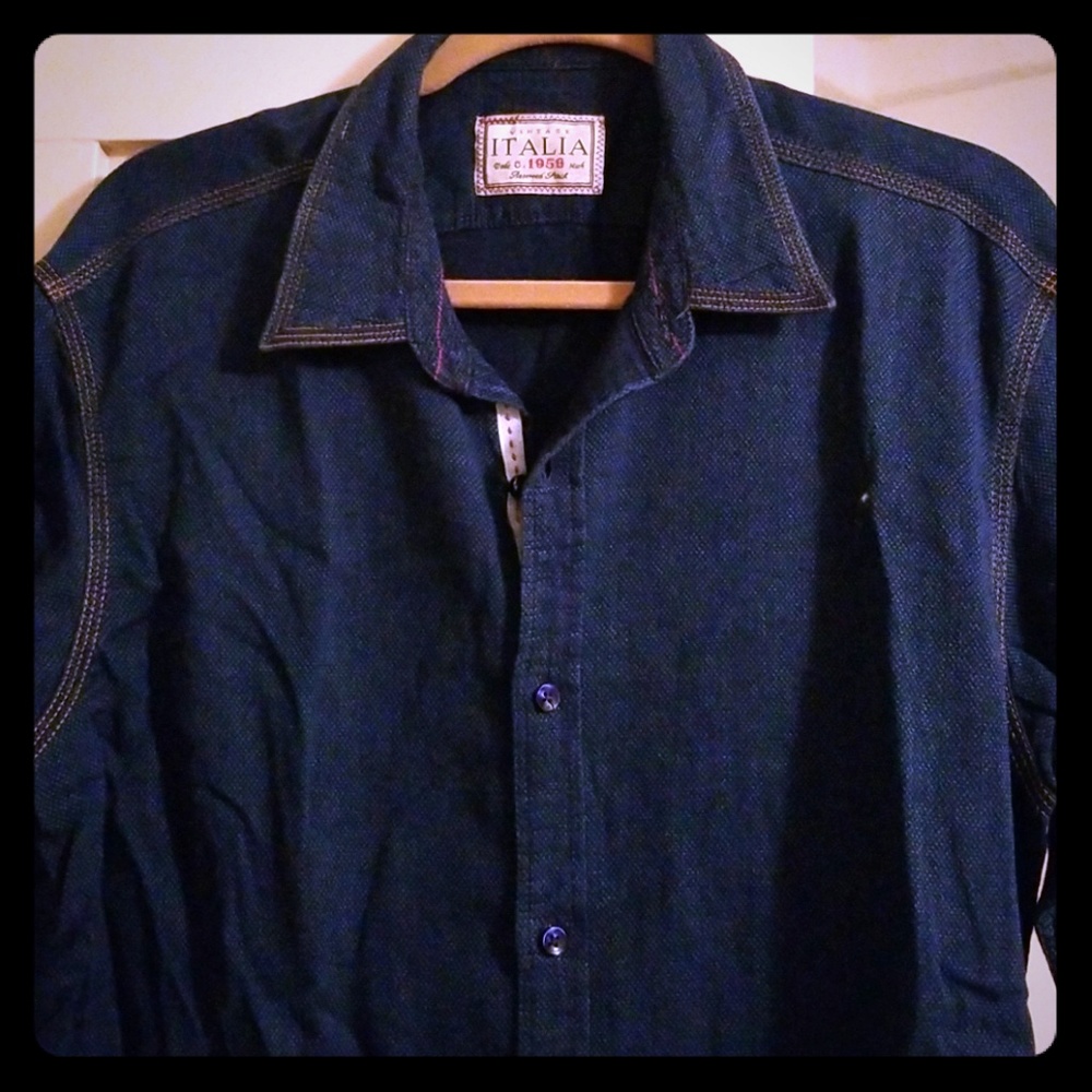 Vintage Denim Button Down - image 1